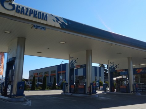 Gazprom - Petrol station, lpg