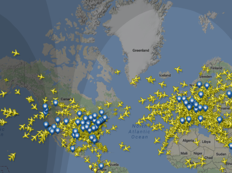 Flightradar24 - Глобална услуга за полетите в реално време