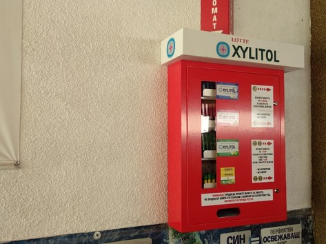 Xylitol - Chewing gum vending machine